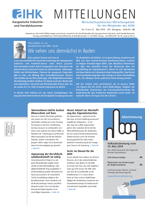 Mitteilungen 5/2019