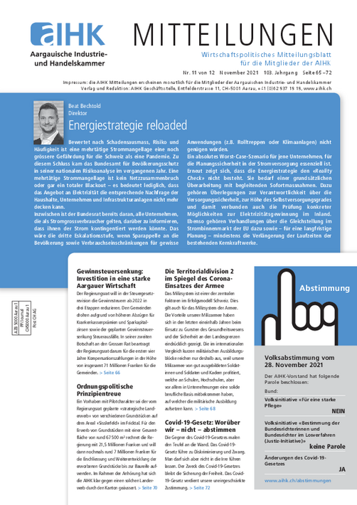 Mitteilungen 11/2021